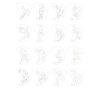 Guía de pintura facial fácil de usar, plantilla de dibujo para diseños simétricos en la piel, perfecta para artistas, profesores, eventos, accesorios de pintura facial