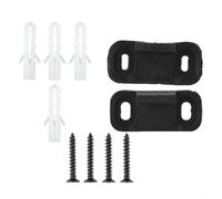 Guía de piso ajustable para puerta de granero, paquete de 2 unidades en forma de T, rodillo inferior con diseño de deslizamiento suave y silencioso, compatible con la mayoría de puertas para mayor