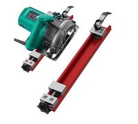 Guía de pista de sierra circular - 14.17x1.18x1.81 pulgadas, guía de pista ajustable Precisión | Base de abrazadera cortes rectos precisos para sierras circulares, Saw Rail For Woodworking, enmarcado