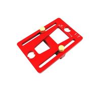 Guía de plantilla de cola de milano para carpintería para trazar precisos, aleación de aluminio 6061 con escala tallada y acabado anodizado, herramienta de marcado de ancho ajustable para proyectos de