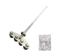 Guía de posicionamiento - Herramienta de medición con riel ajustable de 60 cm | Sierras circulares guías de corte para mejoras del hogar, carpintería industrial, carpintería, talleres de construcción