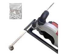 Guía de posicionamiento - Medición de medición, guía circular de corte de sierra para madera, carpentry, metal proyectos, uso industrial y de construcción - Herramienta de precisión de acero