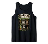 Guía de Profundidad de siembra de Semillas de hortalizas Herramienta de jardinería Camiseta sin Mangas