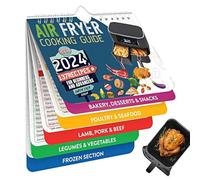 Guía de recetas para freidora de aire - Páginas impermeables al, mesa de cocina estilo percha, programa de fritura visual, manual de comida inicio | Timing verduras y mariscos una práctica