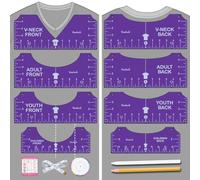 Guía de regla de camiseta, alineación de vinilo, juego de reglas de medición de camisa, herramienta de centrado, accesorios para impresoras de sublimación, productos en blanco, bordado a granel,