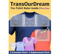 Guía de Reglas de Camisetas,Regla de Alineación de Camisetas,Regla De Medición De Camiseta,Herramienta de Centrado de Camisetas,Se puede utilizar con papel de transferencia.
