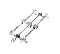 Guía de riel lineal 13 Unids/set T8 Tornillo De Plomo 8-350mm DIY Eje De Guía De Eje Óptico Cojinete De Asiento Eje De Guía Lineal Soporte Juego De Tornillos Trapezoidales(8-400mm)