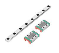 Guía de riel lineal miniatura, Guía de riel lineal mini MGN9B 150 mm, Guía de puerta deslizante lineal de 9 mm de ancho con 2 piezas de bloque deslizante MGN9B, antioxidante y alta precisión