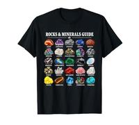 Guía de Rocas Y Minerales Colección Geología Camiseta gráfica económica