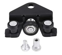 Guía de rodillos para puerta corredera, reemplazo del mercado de accesorios, alto rendimiento, Metal duradero, negro, plateado, 7,7x6,5 cm, para Trafic 2000 2010