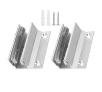 Guía de Rodillos para Puerta de Vidrio, Aleación de Aluminio, 2 Piezas