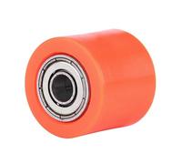 Guía de rueda de polea tensora de rodillo de cadena de 8mm para motocicleta, accesorios de protección de ajuste de cadena de moto de cross(ORANGE)