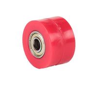 Guía de rueda de polea tensora de rodillo de cadena Universal for motocicleta CRF YZF EXC RMZ KLX(Red 8mm)