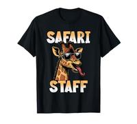Guía de safari africano Jirafa a juego personal de safari Camiseta