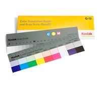 Guía de separación de colores Kodak 1527654 y escala de grises Q-13 8"