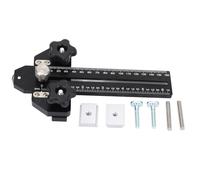 Guía de sierra de mesa de aleación de aluminio para corte fino y preciso en carpintería, guía de corte fino rápido y ajustable con doble escala para sierra de mesa T-Track, rango d