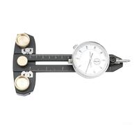 Guía de sierra de mesa de corte fino con indicador de dial para tiras estrechas repetitivas, aleación de aluminio, 0-10 mm, se adapta a pistas de ranura en T de 3/8 x 3/4 pulgadas