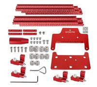 Guía De Sierra De Vía Para Carpintería,Carril Extensión Para Sierra De Aleación De Aluminio - Herramienta Auxiliar de Carpintería para Procesamiento de Tableros y Unión de Paneles en Fabricación