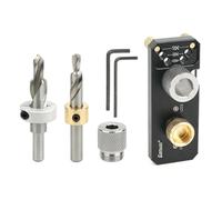 Guía de taladro de aluminio con deslizadores avellanados perforadora vertical para 20 30 40 accesorio de perforación portátil de aluminio