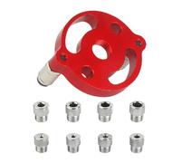 Guía de taladro: guía de perforación métrica manual de 2,76 x 2,76 x 2,28 pulgadas, perforadora recta de mano | Orientación del dispositivo de perforación, control de perforación para muebles de