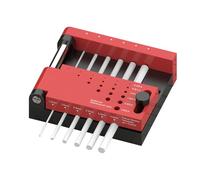 Guía De Taladro Portátil - Guía de Taladro para Carpintería con Localizador de Plantilla - Localizador de Agujeros para Modelos - Para Modelo, Cajón, Banco, Carpintería, Perforación, Posicionamiento,