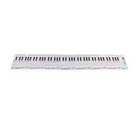 Guía de Teclado, Tabla de Notas de Piano de Colores 88 Teclas Impermeables para Practicar con los Dedos
