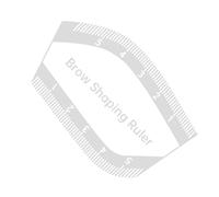 Guía De Trazado De Cejas | Herramienta De Forma Acrílica Portátil Y - Herramienta De Medición Y Formación - Para El Hogar El Viaje El Maquillaje Las Citas Y