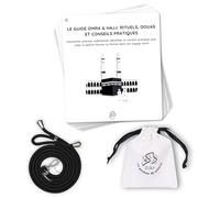 Guía de Umrah y Hajj con correa para el cuello y bolsa de regalo. Ritos de peregrinación paso a paso con invocaciones completas en francés, árabe y fonético, compañero de viaje ilustrado ideal para
