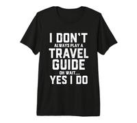 Guía de Viajes Divertida Disfraces Vacaciones Reserva Agente Turista Camiseta Premium