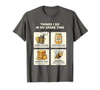 Guía del Apicultor Cosas Que Hago en mi Tiempo Libre Bee Men Camiseta