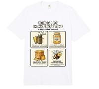 Guía del Apicultor Cosas Que Hago en mi Tiempo Libre Bee Men Comfort Colors Adult Heavyweight T-Shirt