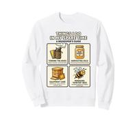 Guía del Apicultor Cosas Que Hago en mi Tiempo Libre Bee Men Sudadera