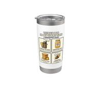 Guía del apicultor Cosas que hago en mi tiempo libre Bee Men Vaso térmico de acero inoxidable de doble pared