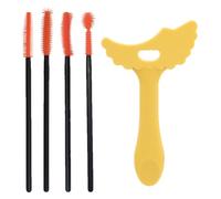 Guía del aplicador de rímel, plantilla de silicona, herramienta de ayuda de maquillaje con mango ergonómico para citas, uso diario, salidas nocturnas