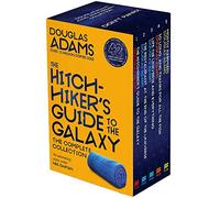 Guía del autoestopista galáctico Serie Douglas Adams Colección Paquete de 5 libros que incluye Mayormente inofensivo, hasta luego y gracias por todos los peces, la vida, el universo y todo, el restau