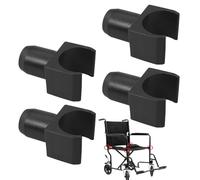 Guía del riel de asiento en silla de ruedas, cuatro piezas de repuesto para sillas de ruedas, ayudas adicionales de diapositivas en forma de U, como una ayuda práctica de movilidad, la guía del riel d