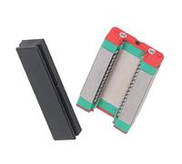 Guía deslizante de movimiento lineal en miniatura 1 Uds bloque de carril lineal MGN12H bloque de carro bloque de carril lineal bloque largo for guía de carril lineal MGN12 for piezas de impresora 3D