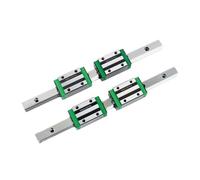 Guía deslizante lineal en miniatura, barra de guía lineal cuadrada, 2 piezas HGR30 de 300 mm a 1000 mm + bloque deslizante 4 piezas HGH30CA (900 mm)