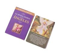 Guía diaria de tus ángeles, baraja de cartas de oráculo, juego de 44 cartas de tarot y oráculo para adivinación y visión espiritual