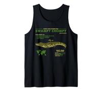 Guía Divertida de Archivos de Datos sobre Reptiles de Alligator Swampy Chompy, Humor Camiseta sin Mangas