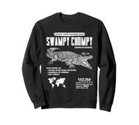 Guía Divertida de Archivos de Datos sobre Reptiles de Alligator Swampy Chompy, Humor Sudadera
