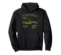 Guía Divertida de Archivos de Datos sobre Reptiles de Alligator Swampy Chompy, Humor Sudadera con Capucha