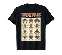 Guía educativa de tarántulas Especies exóticas de arañas Camiseta