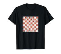 Guía ilustrada de Estrategia de ajedrez Camiseta gráfica económica, Hombre, Negro, S