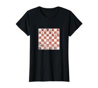 Guía ilustrada de Estrategia de ajedrez Camiseta gráfica económica, Mujer, Negro, XL