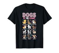 Guía ilustrada Perros del Planeta Arte Canino Educativo Camiseta