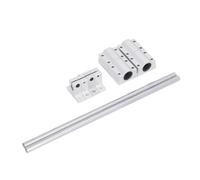 Guía lineal con 4 bloques, 100-3010 mm, acero GCr15