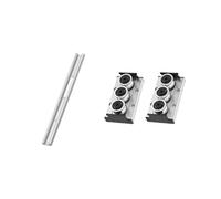 Guía lineal de núcleo doble eje integrada SGR20N, la longitud es 150-1150mm + combinación riel deslizante rueda SGB20N-3/4/5(4pcs,400MM)