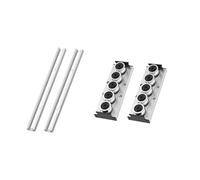 Guía lineal de núcleo doble eje integrada SGR20N, la longitud es 150-1150mm + combinación riel deslizante rueda SGB20N-3/4/5(Black,800MM)