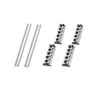 Guía lineal de núcleo doble eje integrada SGR20N, la longitud es 150-1150mm + combinación riel deslizante rueda SGB20N-3/4/5(Purple,1150MM)